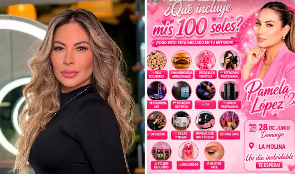 Pamela López ha ganado mucha popularidad tras su participación en 'La granja VIP'. Foto: Composición LR/Instagram.