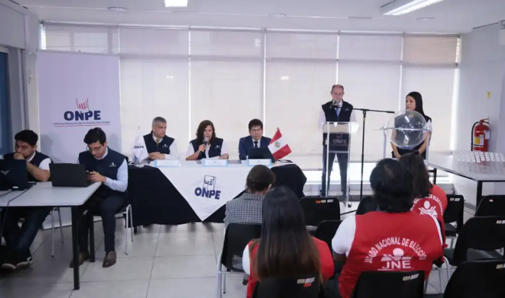 ONPE define el orden de aparición de los partidos políticos en la franja electoral.