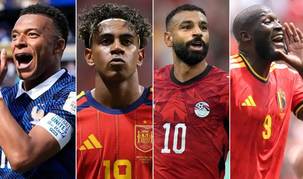 Francia, España, Egipto y Bélgica juegan hoy en el Mundial 2026. Foto: FIFA/composición LR