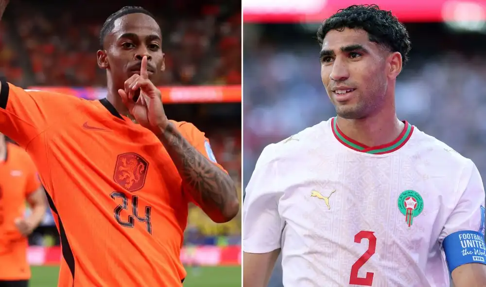 Países Bajos y Marruecos se verán las caras en los 16avos de final del Mundial 2026. Foto: FIFA/composición LR