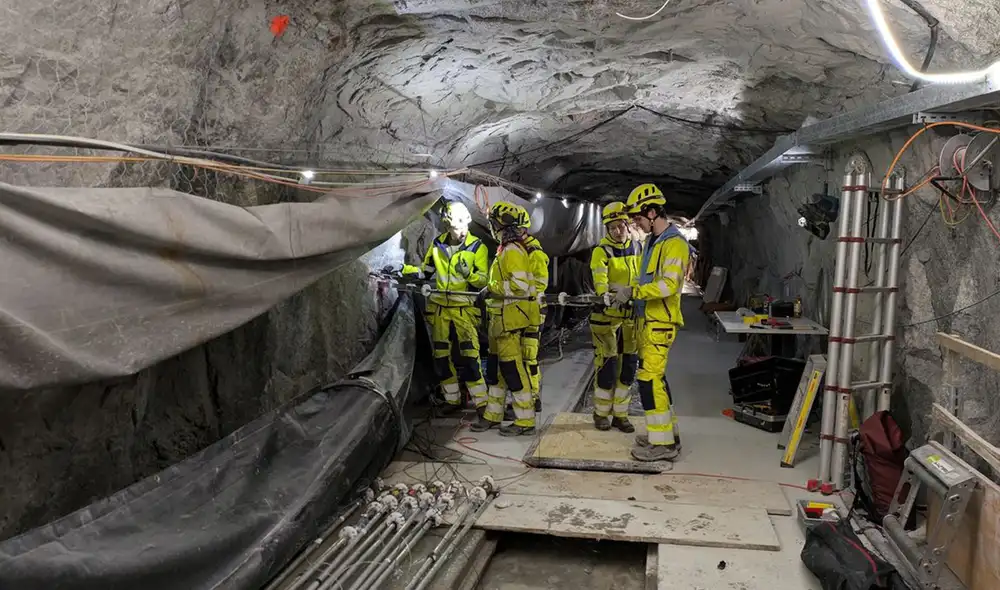 Un proyecto bajo los Alpes busca aprender a predecir temblores gracias a pequeños movimientos telúricos. Foto: Bedretto Underground Laboratory for Geosciences and Geoenergies