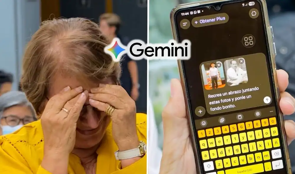 Los participantes utilizan sus teléfonos móviles y herramientas de edición para recrear fotografías familiares y revivir momentos importantes, lo que genera una profunda emoción entre ellos.