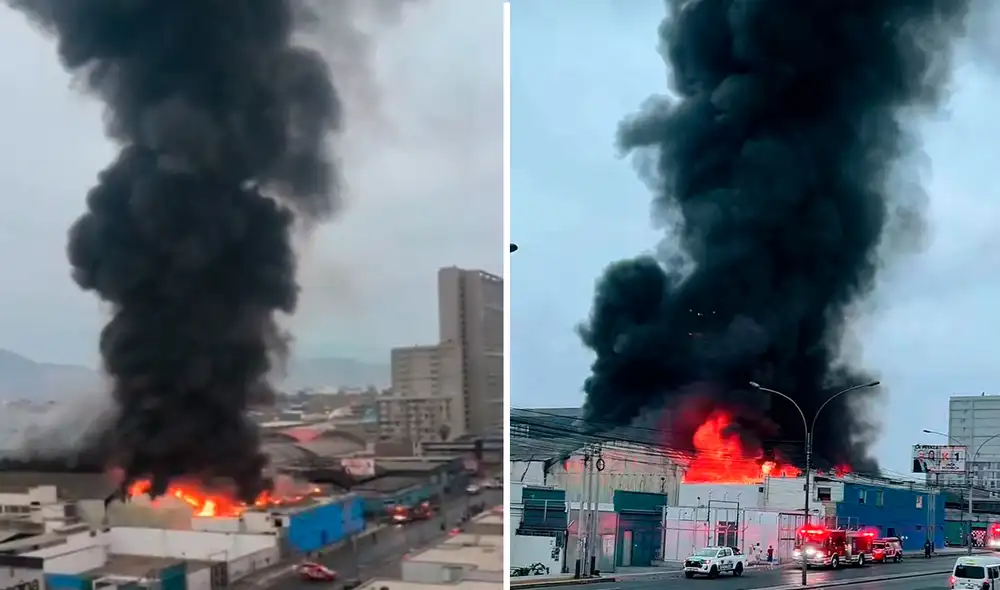 Incendio en av. Colonial