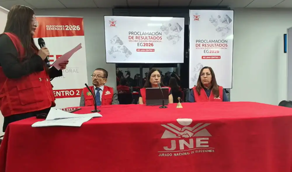 JEE Lima Centro 2 proclama a Keiko Fujimori como ganadora en el exterior.