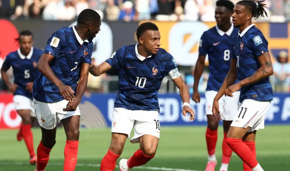 Kylian Mbappé marcó dos goles en la victoria de Francia sobre Suecia. Foto: FIFA Kylian Mbappé marcó dos goles en la victoria de Francia sobre Suecia. Foto: FIFA