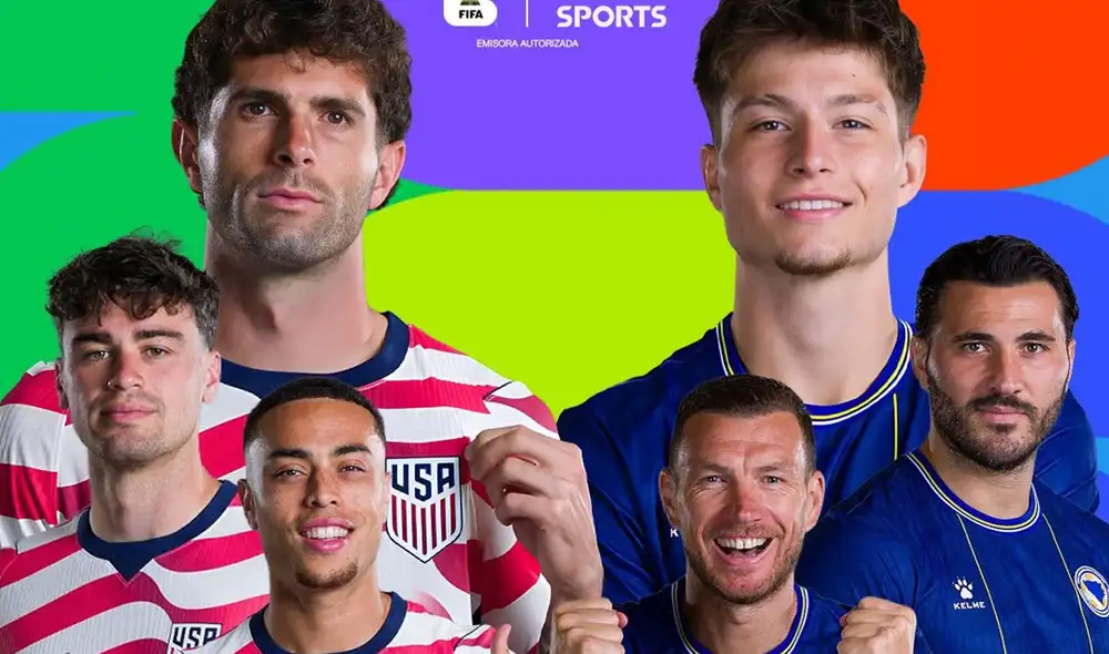 Estados Unidos y Bosnia y Herzegovina se enfrentan por un lugar en los octavos de final del Mundial 2026. Foto: DSports