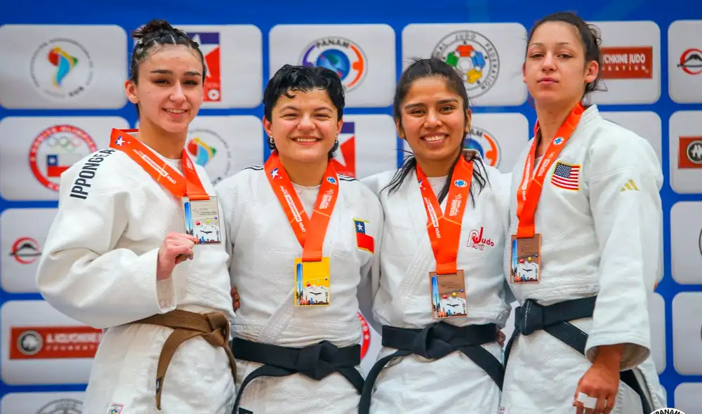 La selección peruana de judo participo en 2 competiciones internacionales en Santiago. Foto: cortesía