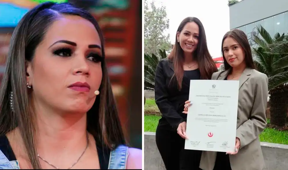 Gianella Marquina Klug es la primera hija que tuvo Melissa Klug. Foto: Composición LR/Instagram.