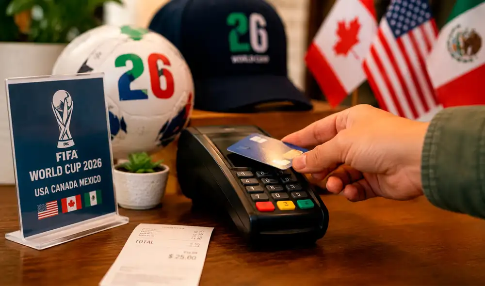 Visa destaca el aumento del gasto en restaurantes, transporte y supermercados por parte de los aficionados durante el Mundial 2026.