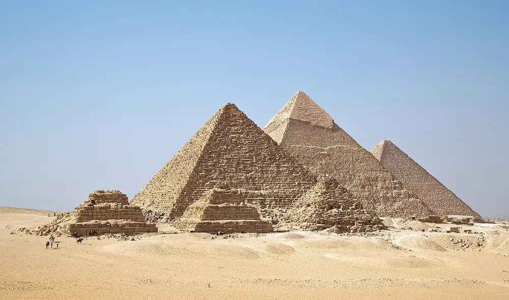 Las pirámides son las estructuras más emblemáticas del antiguo Egipto. Foto: Wikimedia