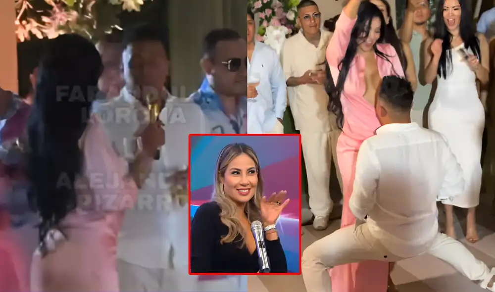 Cueva dedica romántico mensaje a Pamela Franco. Foto: composición LR/difusión