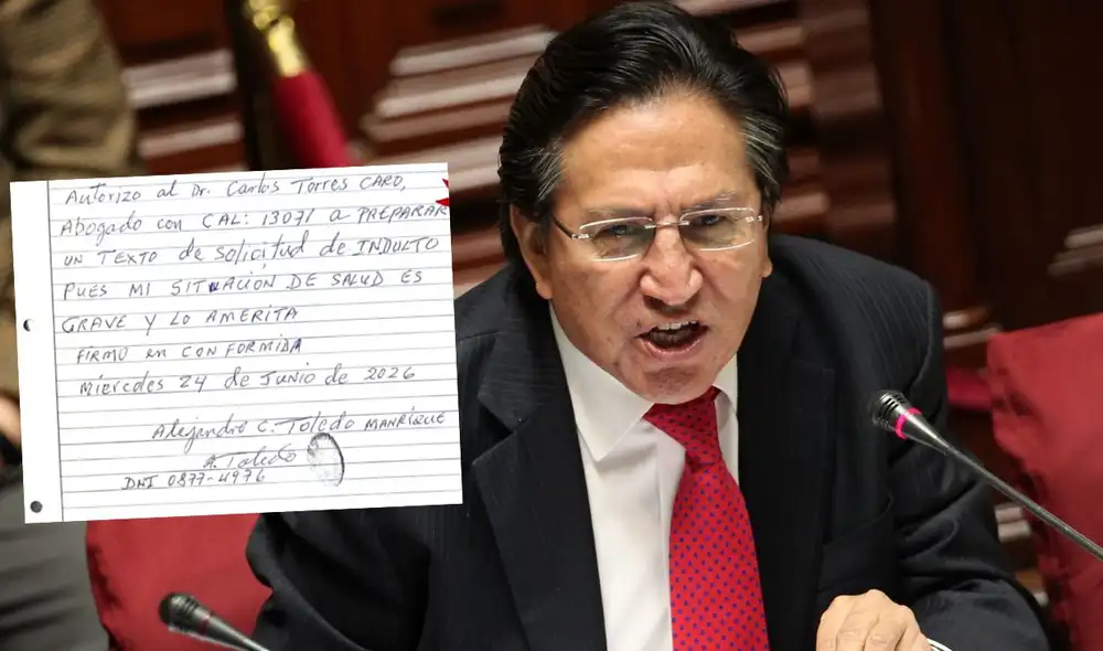 Alejandro Toledo autoriza a su abogado solicitar indulto humanitario. Foto: Andina/Exitosa