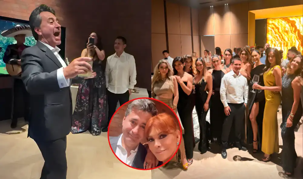 Alfredo Zambrano celebró cumpleaños de Renzo Costa con Magaly Medina. Foto: composición LR/difusión/Instagram Alfredo Zambrano celebró cumpleaños de Renzo Costa con Magaly Medina. Foto: composición LR/difusión/Instagram