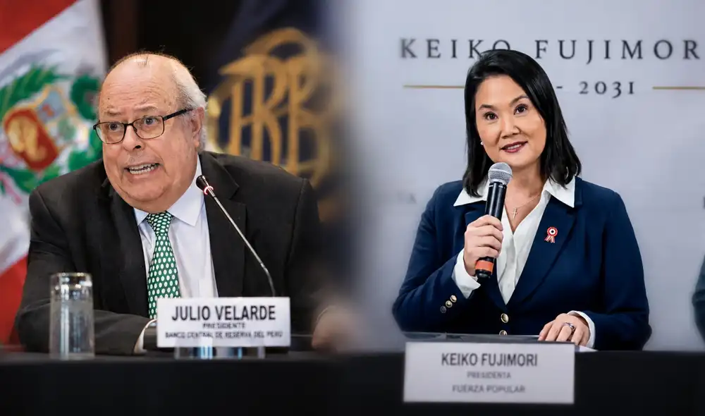 Keiko Fujimori se reunirá con Julio Velarde para definir su posible continuidad en el BCRP. Keiko Fujimori se reunirá con Julio Velarde para definir su posible continuidad en el BCRP.