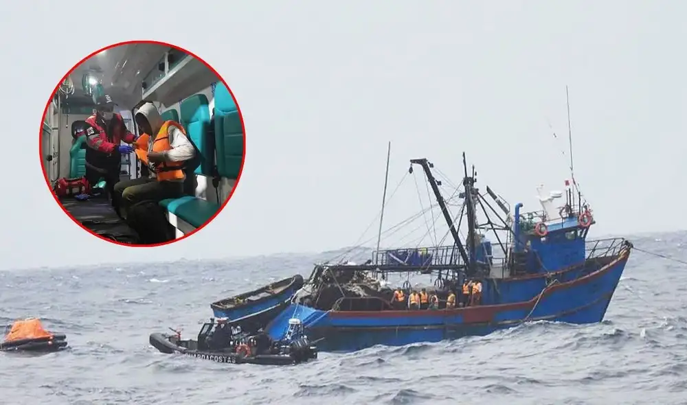 Embarcación "Jumeira P." a la deriva: Dramático rescate frente a San Juan de Marcona Embarcación "Jumeira P." a la deriva: Dramático rescate frente a San Juan de Marcona
