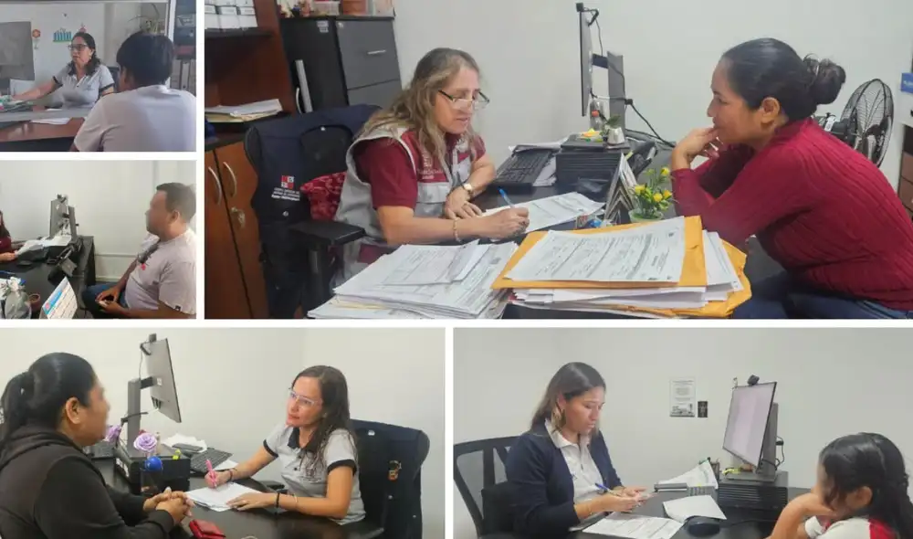 El Equipo Multidisciplinario evaluó casos prioritarios en áreas de Psicología, Trabajo Social y Medicina. Fuente: difusión.