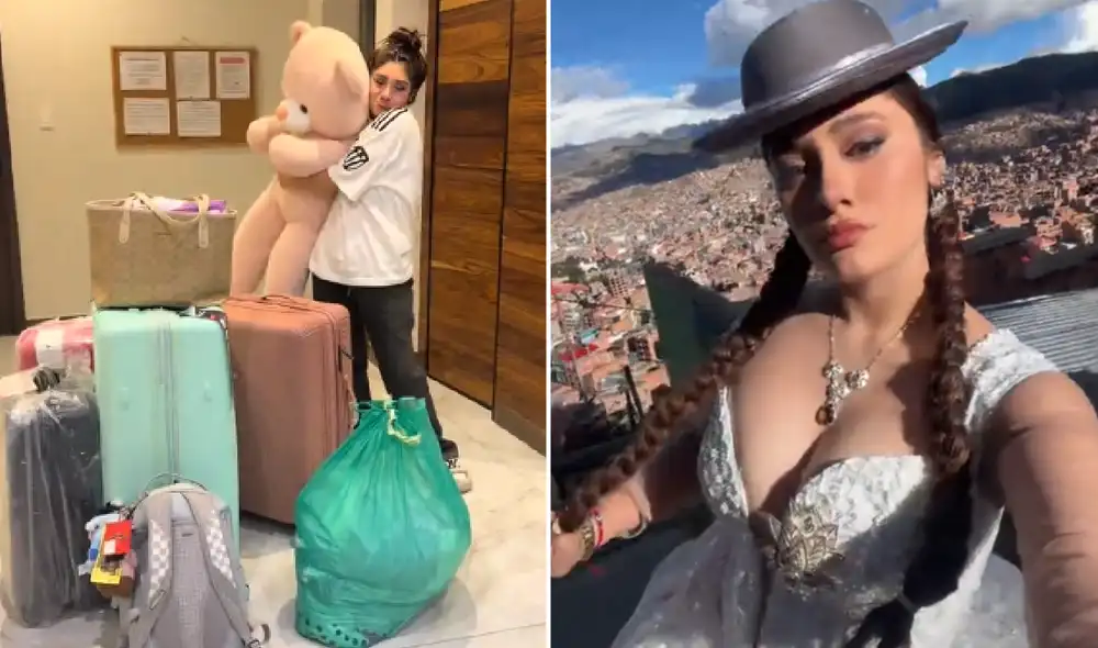 Tiktoker peruana comparte su nueva vida en Bolivia. Foto: composición LR/difusión/TikTok
