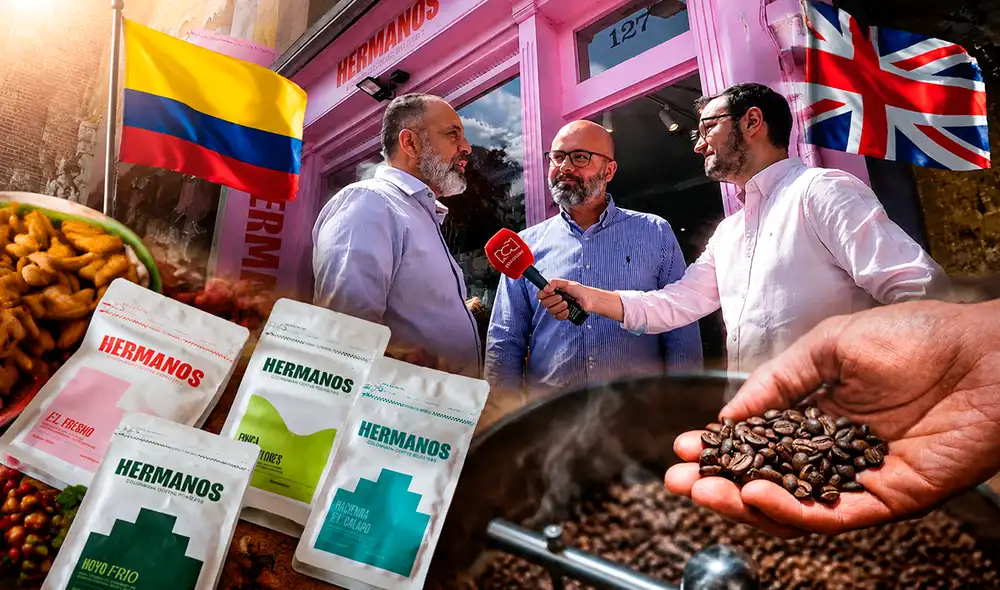 Los hermanos Víctor y Santiago Gamboa fundaron Hermanos Colombian Coffee Roasters en 2018, convirtiéndose en un referente del café de especialidad en Londres con nueve locales.