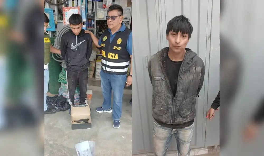Presuntos 'gatilleros' detenidos en Lima por la Policía. Presuntos 'gatilleros' detenidos en Lima por la Policía.
