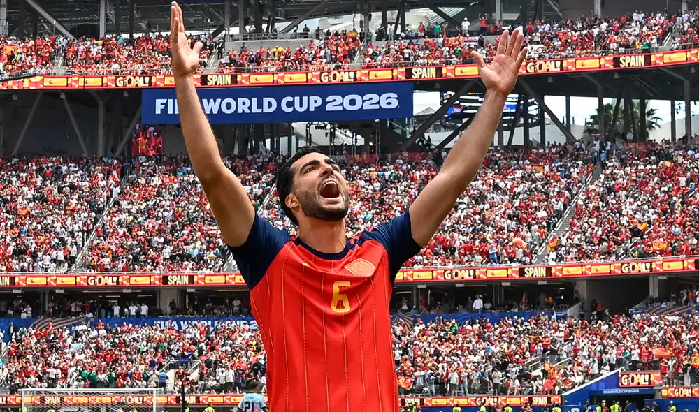 España y Bélgica se enfrentaron en Los Ángeles por los 4tos de final del Mundial 2026. Foto: AFP