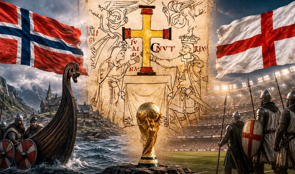 El choque entre Noruega e Inglaterra en las semifinales del Mundial 2026 revive un vínculo histórico de más de mil años, comenzando con el saqueo de Lindisfarne en 793 d.C.