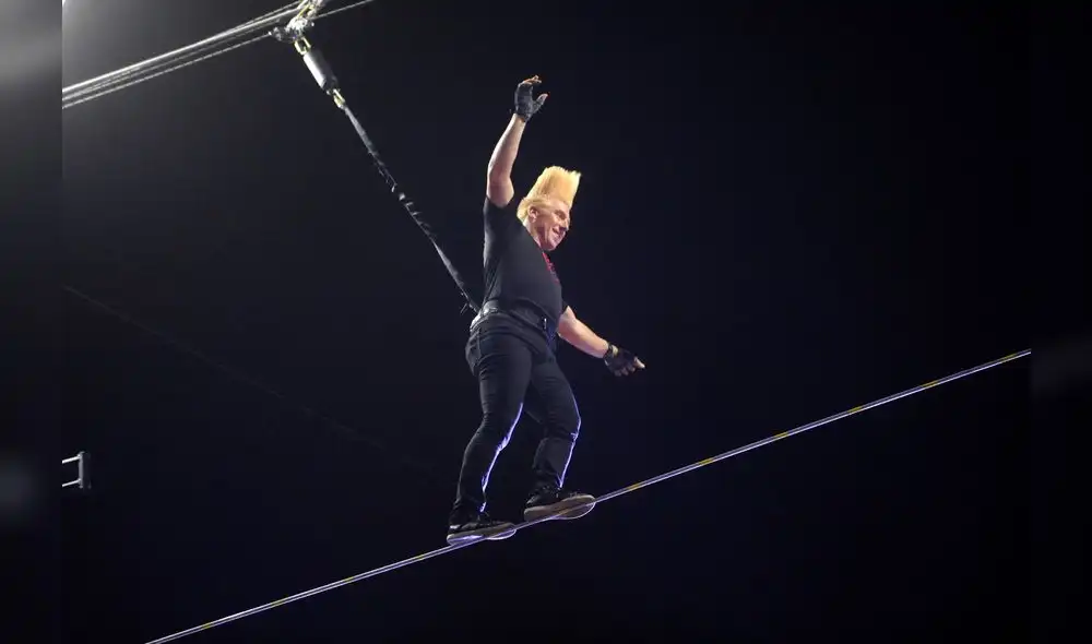 Bello Nock. Foto: AFP. Bello Nock. Foto: AFP.