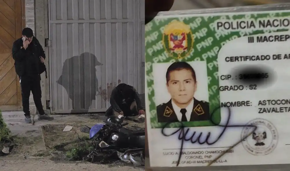 Un efectivo de la Policía Nacional, Christian Wilfredo Astocondor, fue asesinado en Trujillo, La Libertad, mientras intentaba ingresar a su vivienda el pasado viernes.