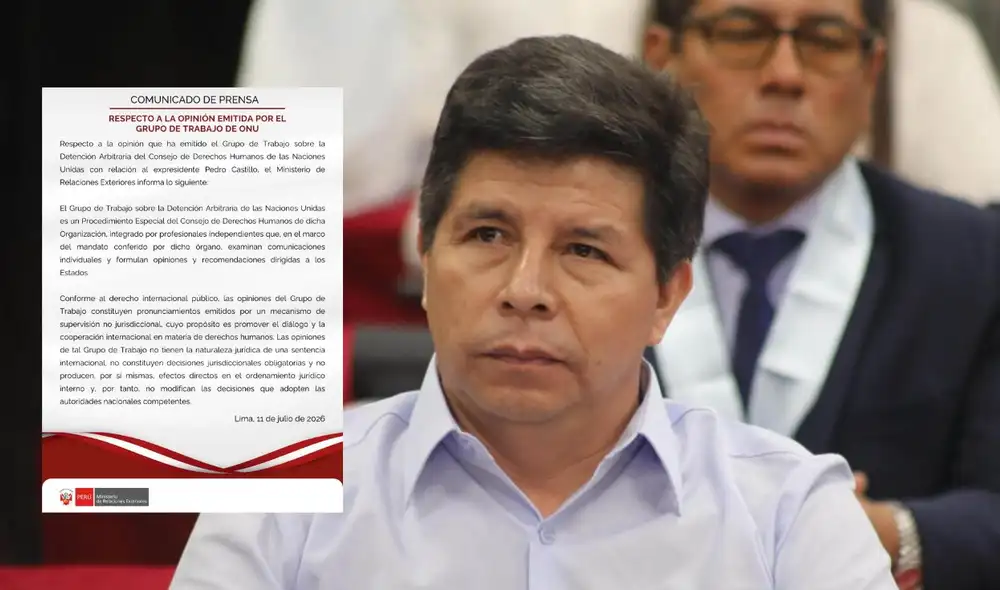Cancillería sobre informe de Grupo de Trabajo de la ONU: "No constituyen decisiones jurisdiccionales obligatorias" Cancillería sobre informe de Grupo de Trabajo de la ONU: "No constituyen decisiones jurisdiccionales obligatorias"
