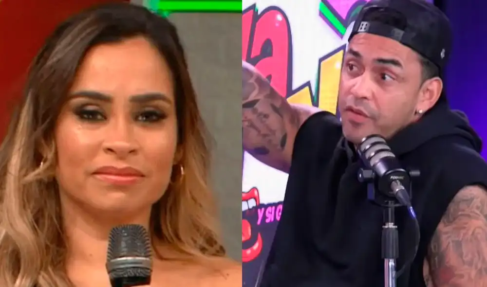 Diego Chávarri tuvo más de un cruce de palabras con Ethel Pozo en 'La granja VIP'. Foto: Composición LR/Captura/YouTube