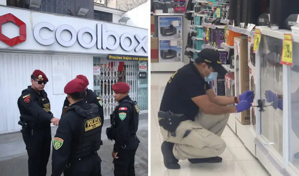 PNP frustró asalto a tienda Coolbox en Los Olivos PNP frustró asalto a tienda Coolbox en Los Olivos