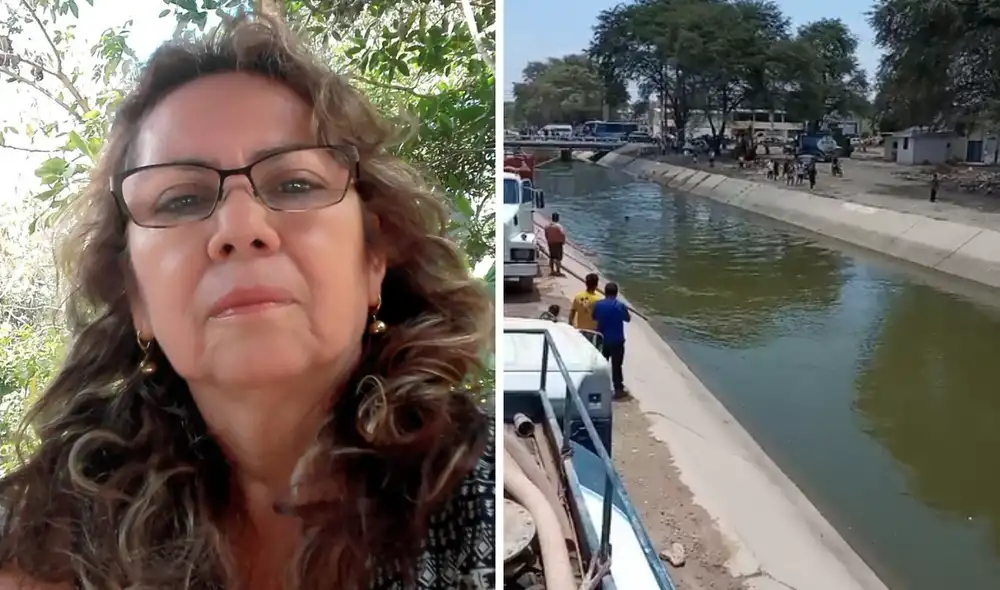 Mujer fue hallada sin vida en canal de Piura Mujer fue hallada sin vida en canal de Piura