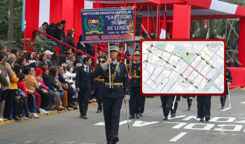 Cierre de vías en Pueblo Libre por desfile de Fiestas Patrias Cierre de vías en Pueblo Libre por desfile de Fiestas Patrias