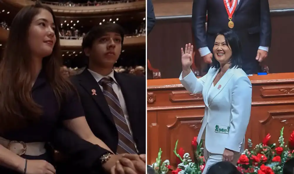 Hija mayor de Keiko Fujimori se luce con su novio en ceremonia. Foto: composición LR/difusión/rogernoticiasperu Hija mayor de Keiko Fujimori se luce con su novio en ceremonia. Foto: composición LR/difusión/rogernoticiasperu