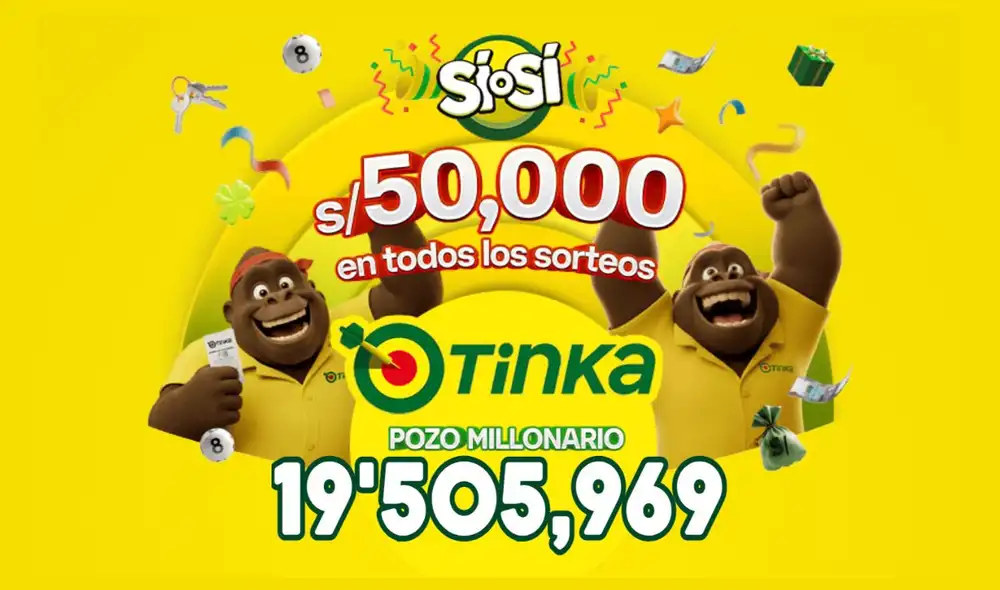 Tinka: sorteo del miércoles 15 de julio. | Foto: composición LR Tinka: sorteo del miércoles 15 de julio. | Foto: composición LR