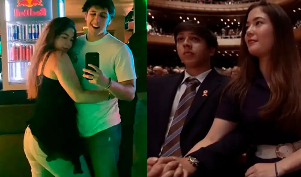 Kyara Villanella y Adrián Harboe lucen enamorados en redes sociales. Foto: Composición LR/Captura/TikTok Kyara Villanella y Adrián Harboe lucen enamorados en redes sociales. Foto: Composición LR/Captura/TikTok