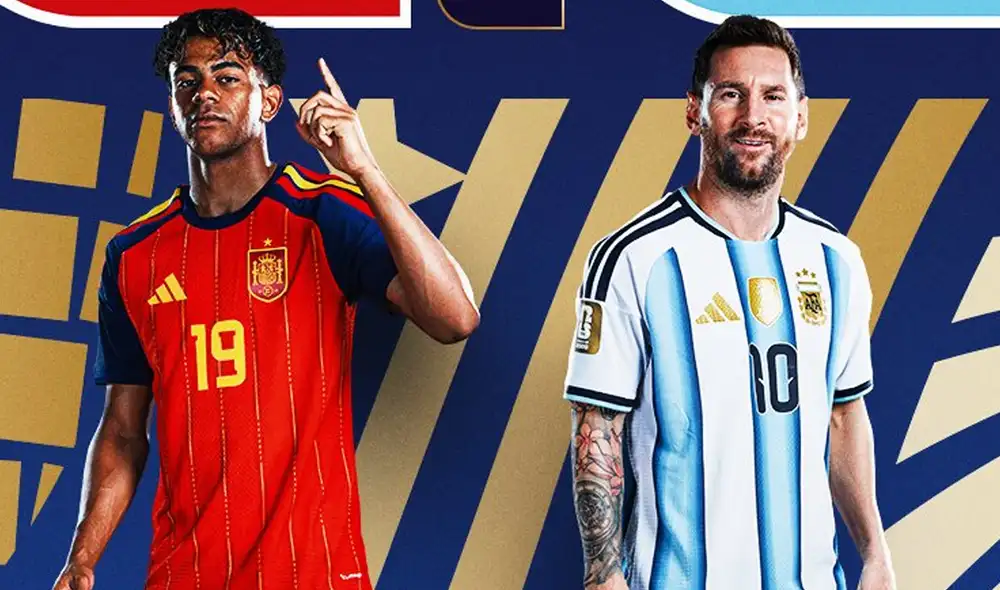 Argentina y España se enfrentan por primera vez en una final del Mundial. Foto: FIFA
