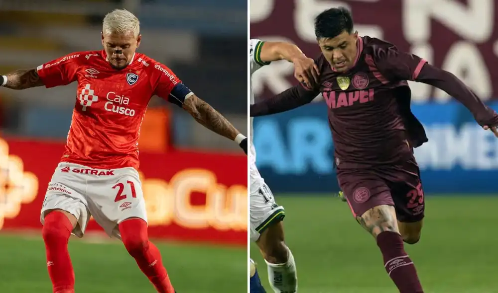 Cienciano y Lanús se enfrentan en la Copa Sudamericana 2026. Foto: Liga 1/Sudamericana/composición LR Cienciano y Lanús se enfrentan en la Copa Sudamericana 2026. Foto: Liga 1/Sudamericana/composición LR
