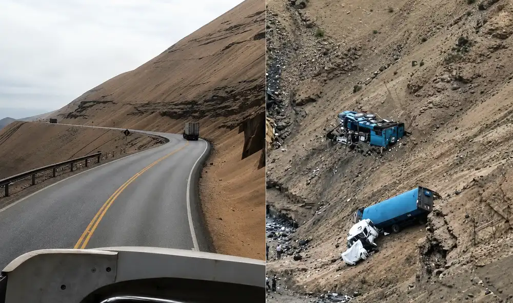 El tránsito está restringido en el Serpentín de Pasamayo, Huaral, por la recuperación de un camión que cayó a un abismo el 15 de julio. La medida rige desde las 7 a. m. del 22 de julio hasta las 3 p. m. El tránsito está restringido en el Serpentín de Pasamayo, Huaral, por la recuperación de un camión que cayó a un abismo el 15 de julio. La medida rige desde las 7 a. m. del 22 de julio hasta las 3 p. m.