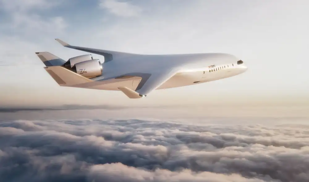 La industria aeronáutica avanza hacia aviones más sostenibles con el Z4 de JetZero, que podría reducir el consumo de combustible hasta un 50% mediante un diseño innovador de ala integrada.
