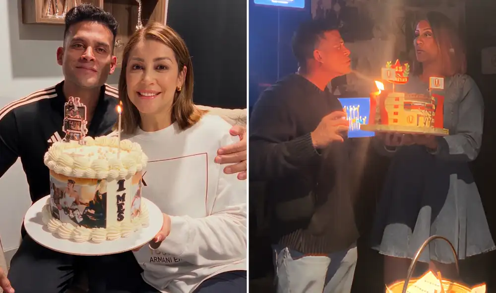 Karla Tarazona celebró el cumpleaños de Christian Domínguez. Foto: composición LR/Instagram/christiandominguezof