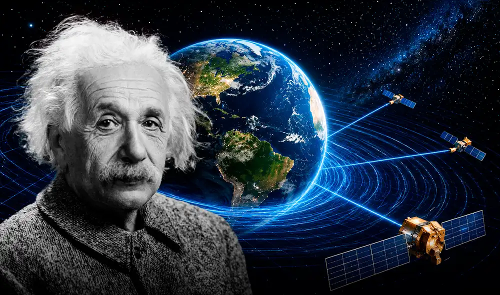 Un equipo internacional de investigadores ha confirmado una hipótesis de Einstein sobre el movimiento de la Tierra, usando observaciones satelitales y mediciones láser avanzadas. Un equipo internacional de investigadores ha confirmado una hipótesis de Einstein sobre el movimiento de la Tierra, usando observaciones satelitales y mediciones láser avanzadas.