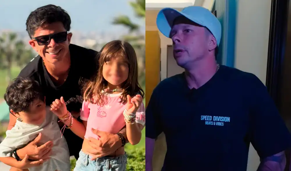 Mario Hart afirma que se esfuerza por pasar tiempo con sus hijos tras su ruptura con Korina Rivadeneira. Fotos: Instagram.