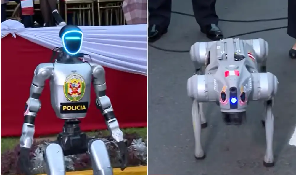Robots humanoides y cuadrúpedos fueron exhibidos como herramientas operativas. Robots humanoides y cuadrúpedos fueron exhibidos como herramientas operativas.