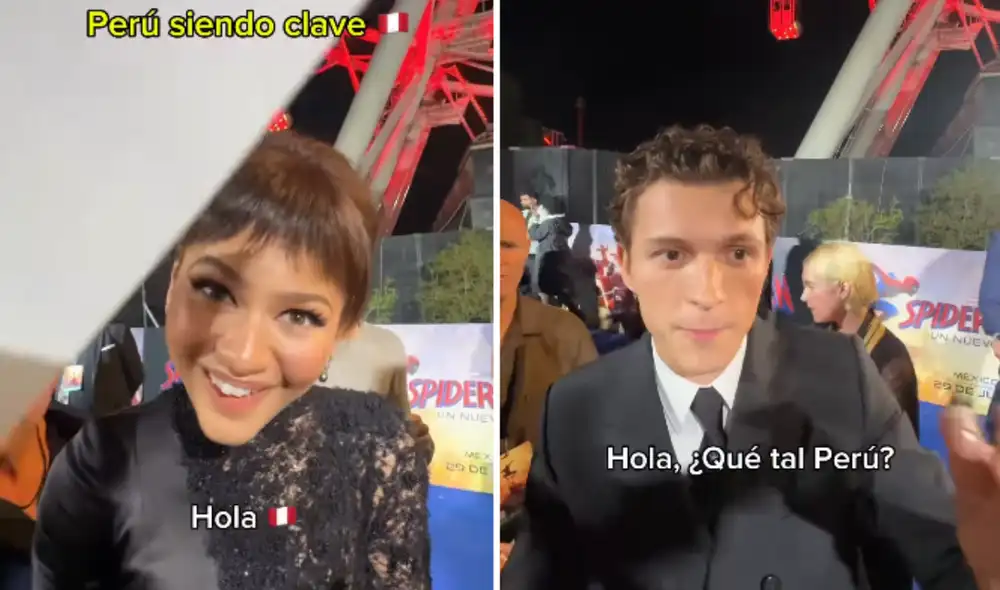 Tom Holland y su pareja Zendaya son los protagonistas de ‘Spider-Man: Un Nuevo Día’. Foto: Composición LR/Instagram.