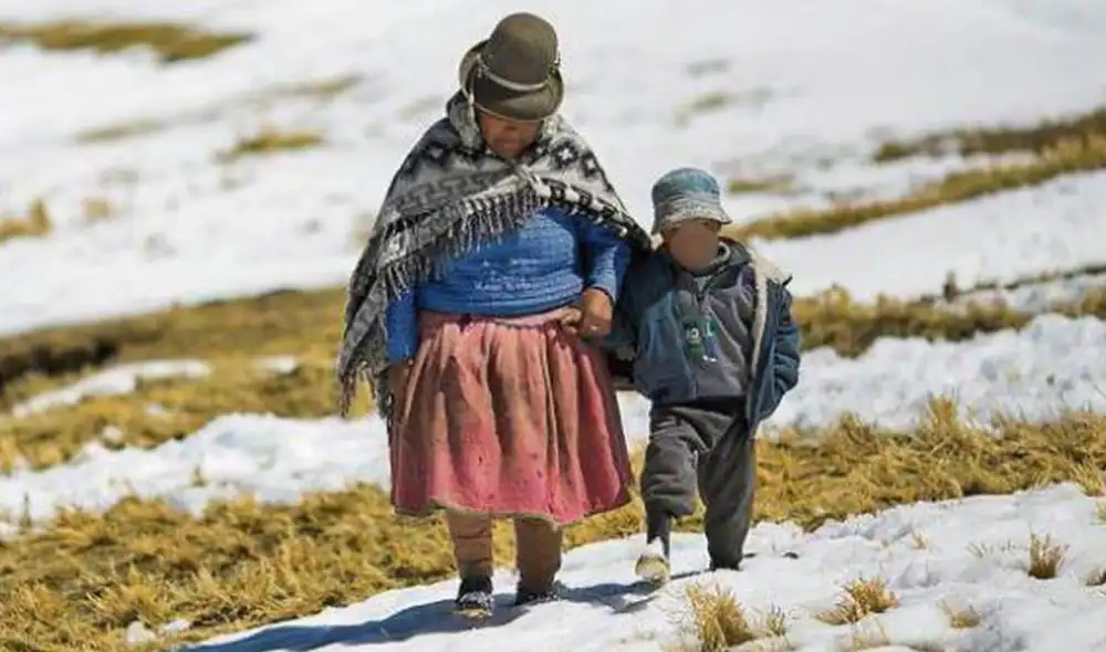 Indeci advierte sobre la importancia de abrigarse y reducir la exposición a cambios bruscos de temperatura, especialmente para niños y ancianos, y sugiere consumir alimentos saludables.