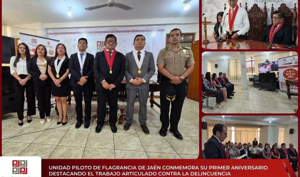 Durante el evento, autoridades del sistema de justicia, incluidos magistrados y representantes de la Policía y Fiscalía. Foto: difusión.