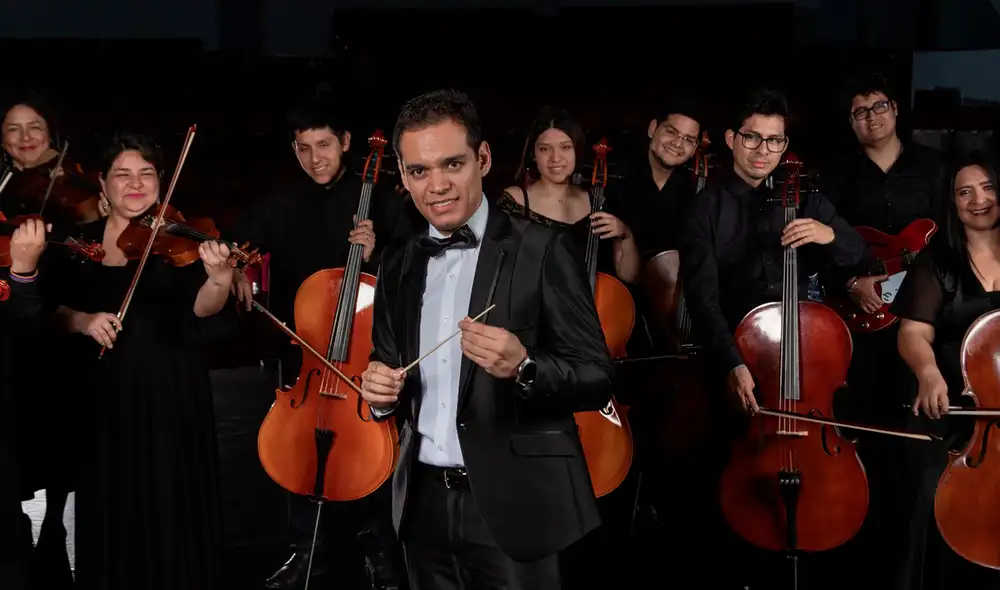 Bajo la dirección de Renzo Dalí, el show promete una experiencia sin precedentes, fusionando orquesta de cámara y rock, todo en vivo y sin pantallas. Foto: difusión Bajo la dirección de Renzo Dalí, el show promete una experiencia sin precedentes, fusionando orquesta de cámara y rock, todo en vivo y sin pantallas. Foto: difusión