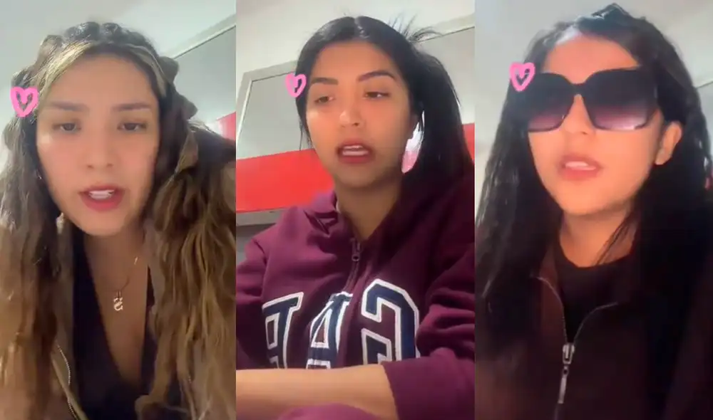 Claudia Salazar pidió claridad a Mafer Portugal, mientras que Karen Peña afirmó que no todo lo que se dice es cierto. Fotos: TikTok