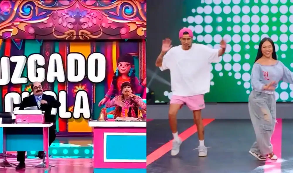 ‘Chapa tu money’, ‘Me caigo de risa’ y ‘El reventonazo de la Chola’ siguen luchando por el rating.  Fotos: capturas/América TV