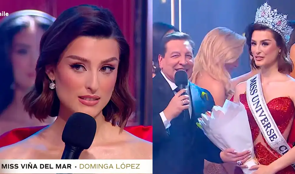 Dominga López fue coronada Miss Universo Chile 2026 en una emocionante final llevada a cabo el 2 de agosto. La modelo y periodista representará al país en el certamen mundial. Foto: captura/Youtube Dominga López fue coronada Miss Universo Chile 2026 en una emocionante final llevada a cabo el 2 de agosto. La modelo y periodista representará al país en el certamen mundial. Foto: captura/Youtube